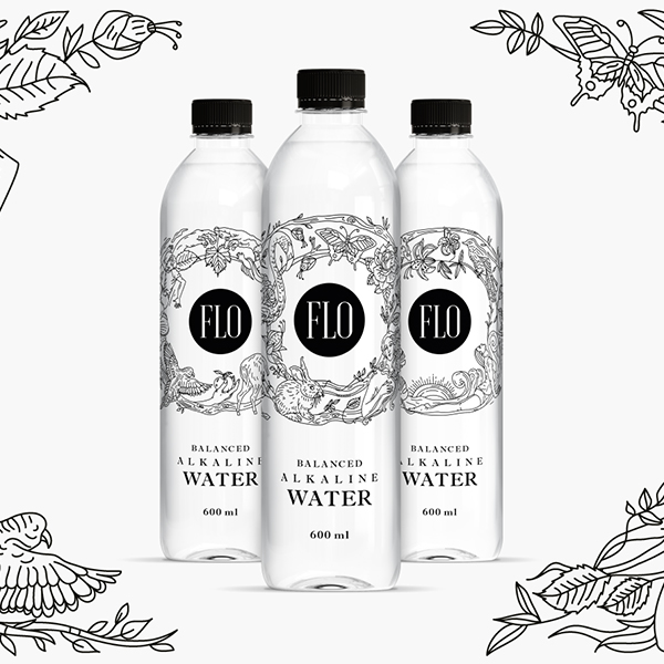 FLO天然礦泉水包裝設(shè)計(jì)