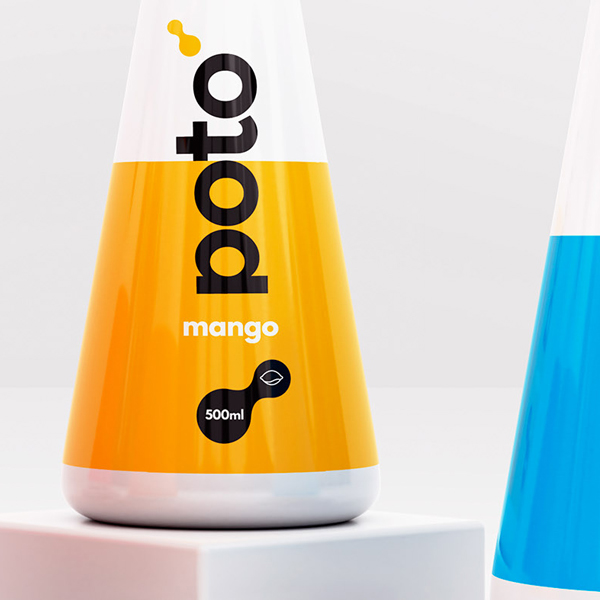 POTO果味礦泉水包裝設(shè)計(jì)