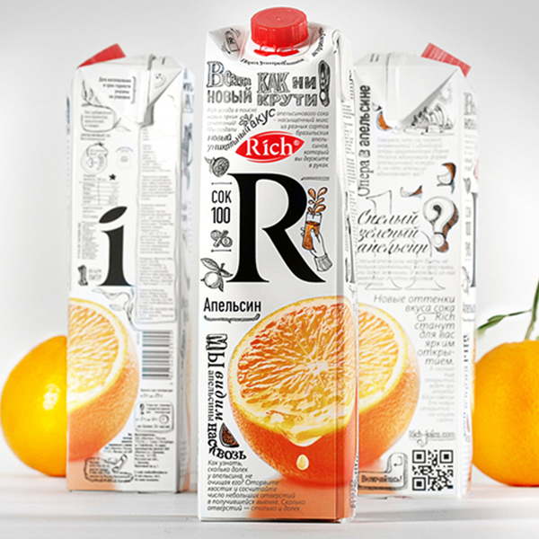 Rich橙汁飲料包裝設(shè)計(jì)
