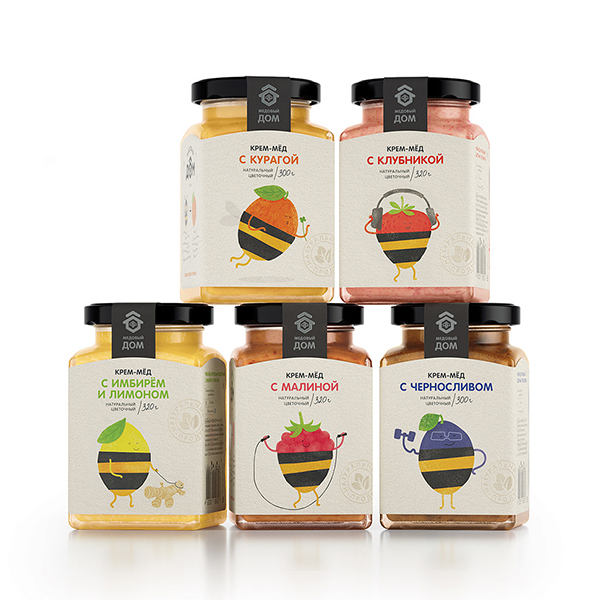 國(guó)外蜂蜜包裝設(shè)計(jì)