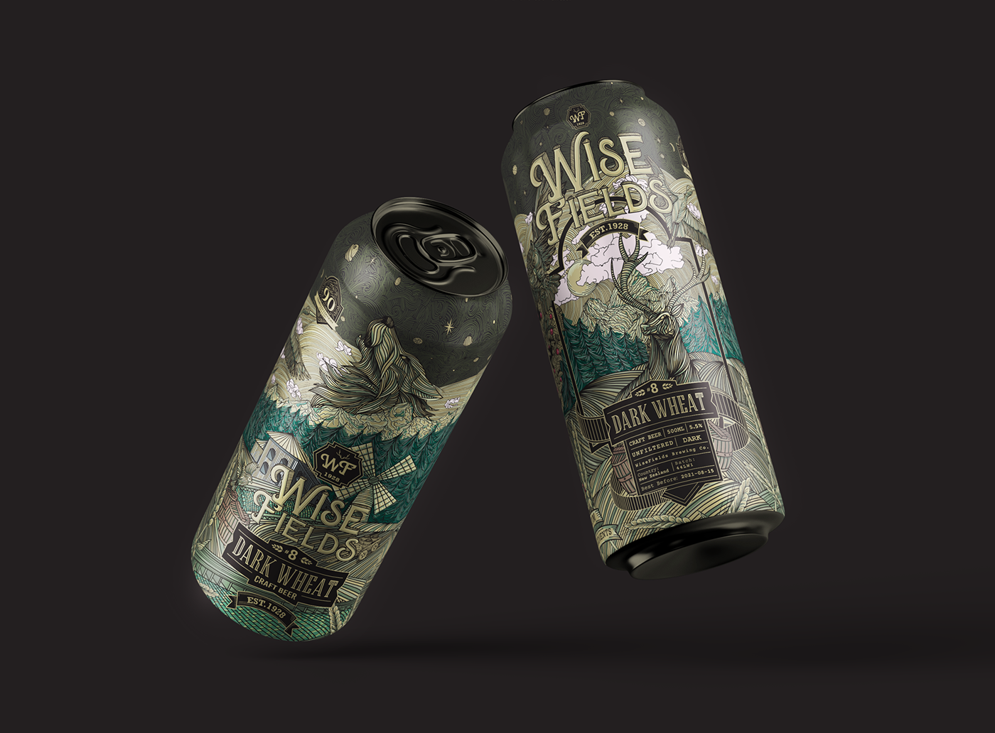 Wise Fields啤酒包裝設(shè)計(jì)